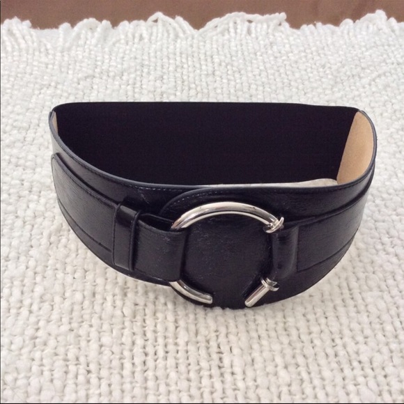 White House Black Market Accessories - White House Black Market 😎 Black Leather Belt